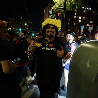 Hardstyle Fan Celebrates at Wobbleland Festival Night