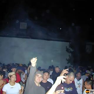 Smoke-filled Crowd at Midtown Night Club