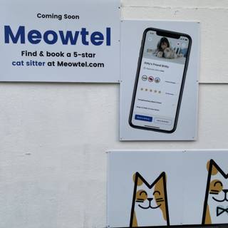 Meowtel Sign in San Francisco