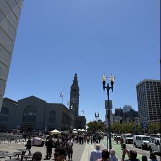 Bustling Day at the Embarcadero