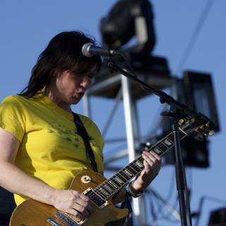 Woman Shreds on Electric Guitar at Coachella
