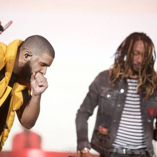 Drake and Wiz Khalifa Take the Stage at the 2016 Grammy Awards