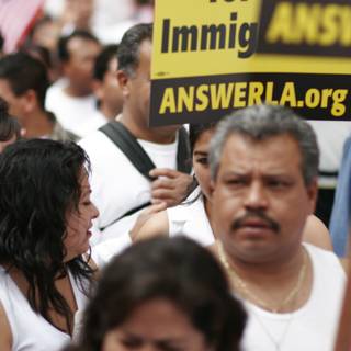 Immigration Protesters Demand Action