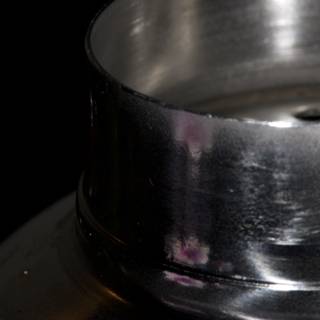 Shimmering Aluminium Pot with Lid