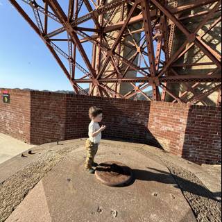 Defying Gravity: A Leap on Fort Point's Brick Wall