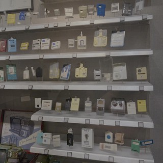 Museum Display of Historical Electronic Devices