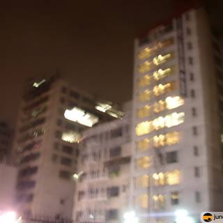 City High Rise at Night