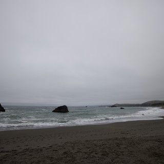 Moody Overcast Cove on the Northern California Coast