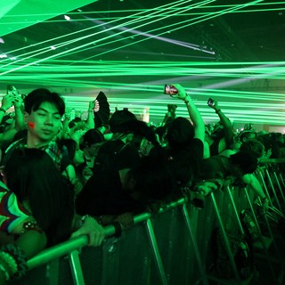 Green Laser Frenzy at Wobbleland 2026 Festival