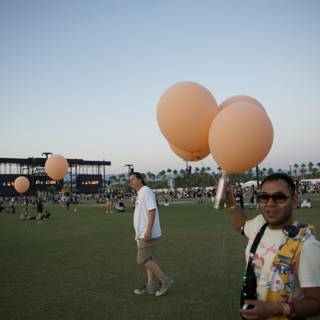 Festival Vibes: Balloons and Beats at Coachella 2024