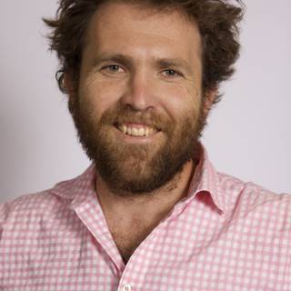 Saul Griffith, the Bearded Smiling Man in Pink