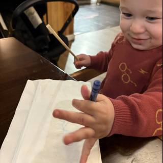 First Strokes of Creativity