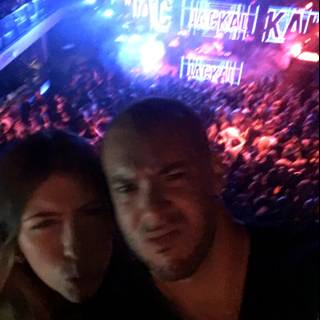 Selfie Craze at Night Club Concert