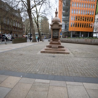 Historic Monument in Modern Leicester Square