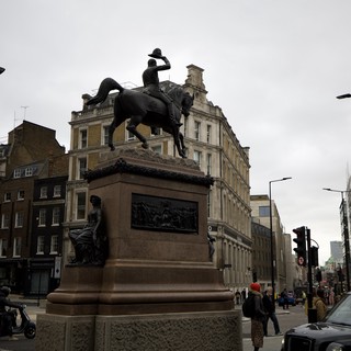 Duke of Wellington Equestrian Statue in Central London