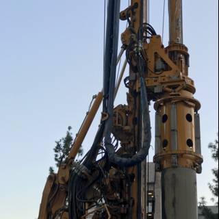 Mighty Drill Rig at Work