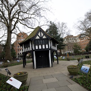Historic Tudor Pavilion in Soho Square Gardens