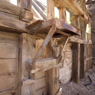 Inside the Wood-laden Barn