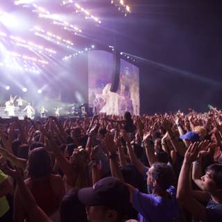 Crowd Goes Wild at Coachella Rock Concert