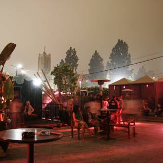 Foggy Night at the Urban Cafe