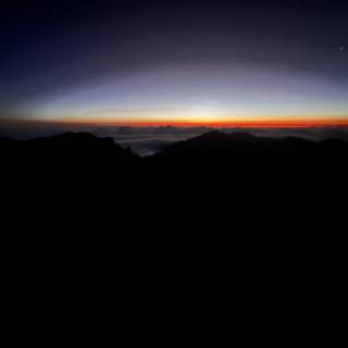 Sunrise Over Haleakalā Mountains