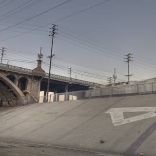 Graffiti-laden Bridge Over LA River