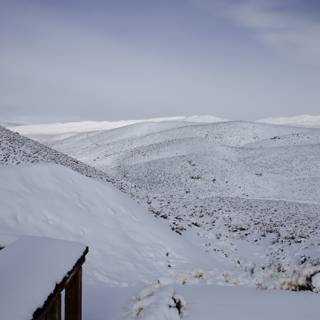 Snowy Mountain Range Vista