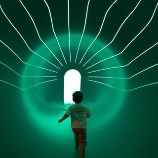 Journey Through the Neon Tunnel