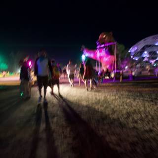 Night Walk at Coachella Festival