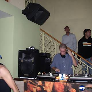 DJ Performance at Staircase Party