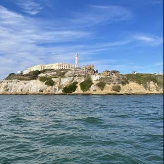 Towering Beacon of Alcatraz Island