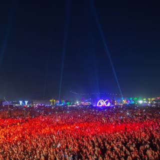 Main Stage Crowd in Red