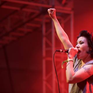Tattooed Singer Takes Coachella Stage