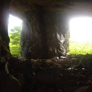 Illuminated Underground Bunker