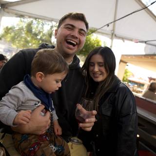 A Cozy Family Moment in Downtown Sonoma
