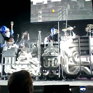 Blue Man Group Rocking the O2 Arena in London