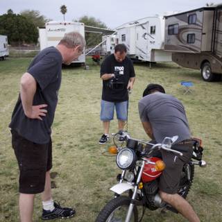 Motorcycle Mechanic at Coachella