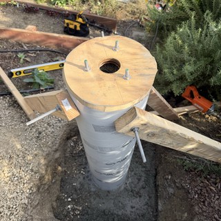 Concrete Pier Foundation Installation with Sonotube Form