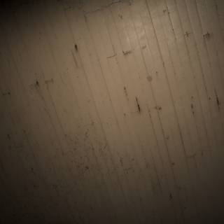 Scratched plywood wall