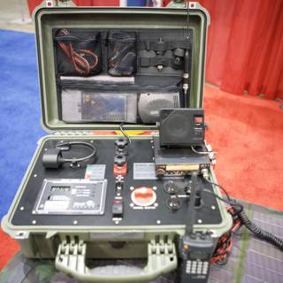Military Case Packed with Electronics and Essential Items