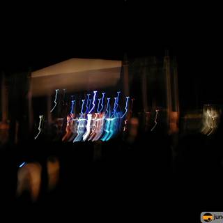 Blurred Lights of Coachella Night Stage
