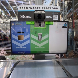 Oscar Smart Waste Sorting Station in Modern Building