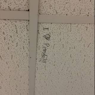 Handwritten Ceiling