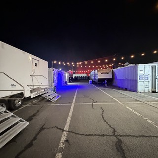 Behind the Scenes: Concert Venue Setup at Dawn