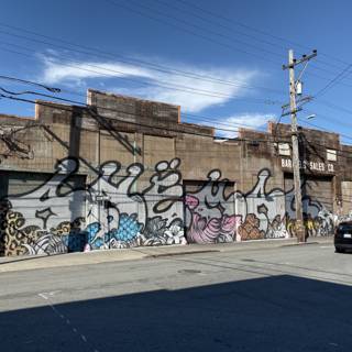 Urban Art: Graffiti on a San Francisco Building