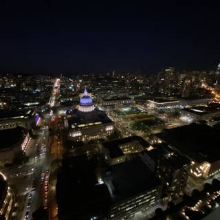 Urban Nightscape in San Francisco