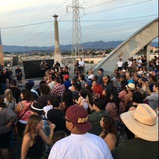 Dancing on the Bridge in LA