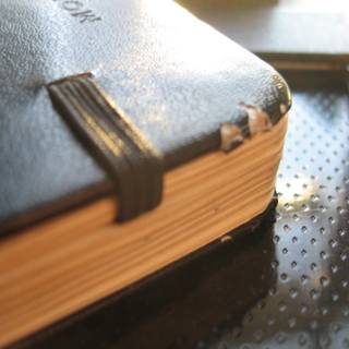 Diary on a Wooden Table