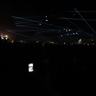 Laser Light Show Illuminates Wobbleland Festival Crowd