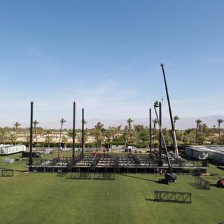 Stage Set As A Stunning Landmark in Coachella